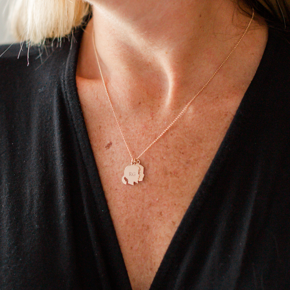 Stock Silhouette Charm Necklace - Medium - Vana Chupp Studio
