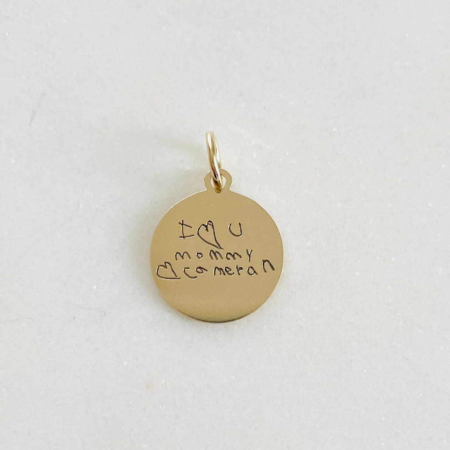 Handwriting Medallion - Medium