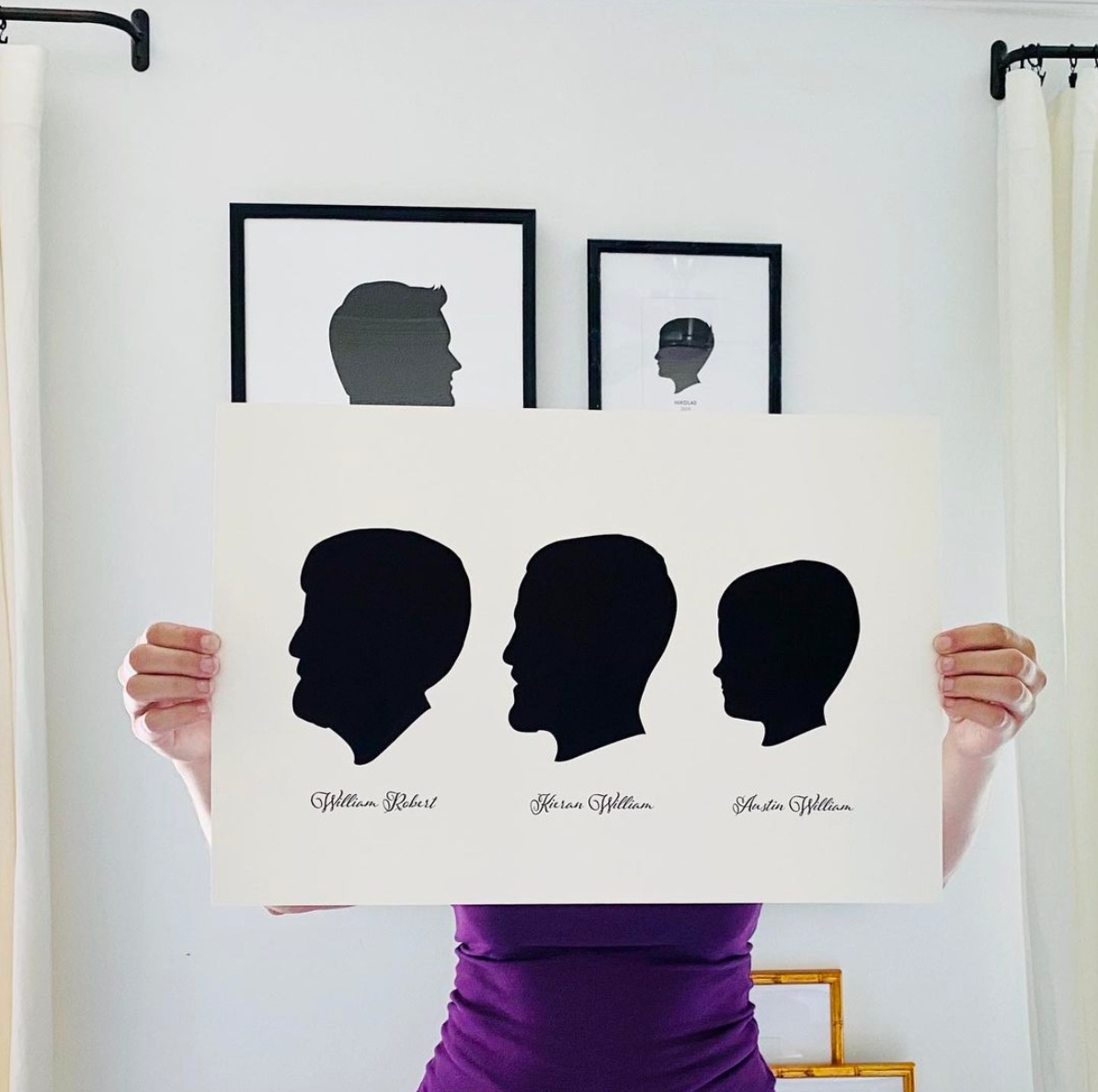 The Generational Silhouette Portrait