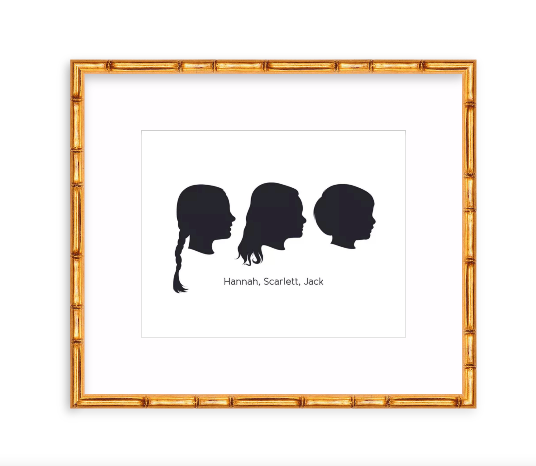 Classic Silhouette Portrait - Multiple | Vana Chupp Studio