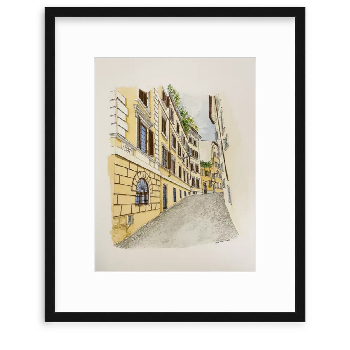 Custom House Illustration - Watercolor - Vana Chupp Studio