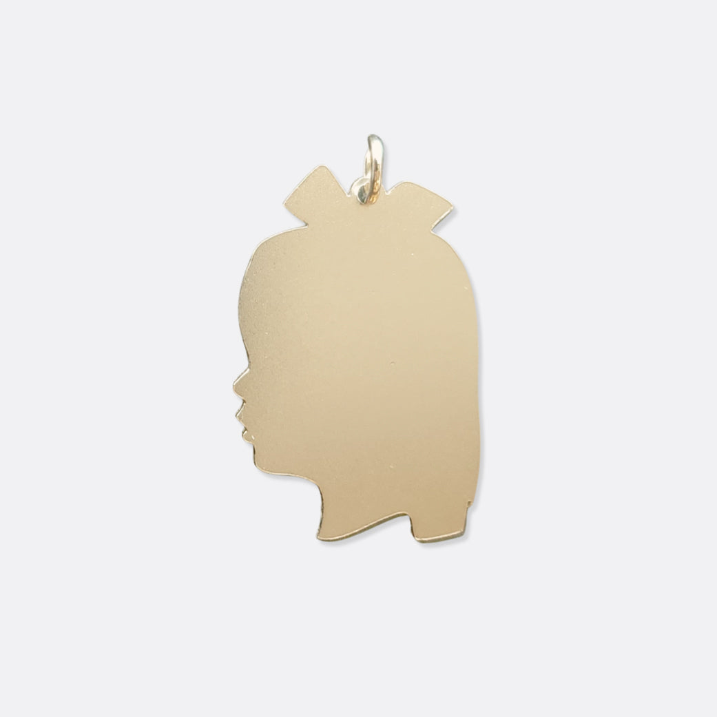 Stock Silhouette Charm - Large