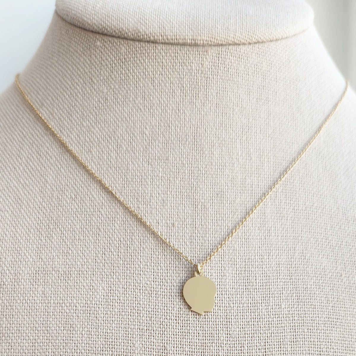 Stock Silhouette Charm Necklace - Tiny - Vana Chupp Studio
