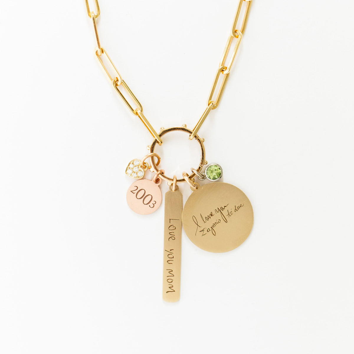 Build Your Own 14K Gold Heirloom Charm Necklace - Vana Chupp Studio