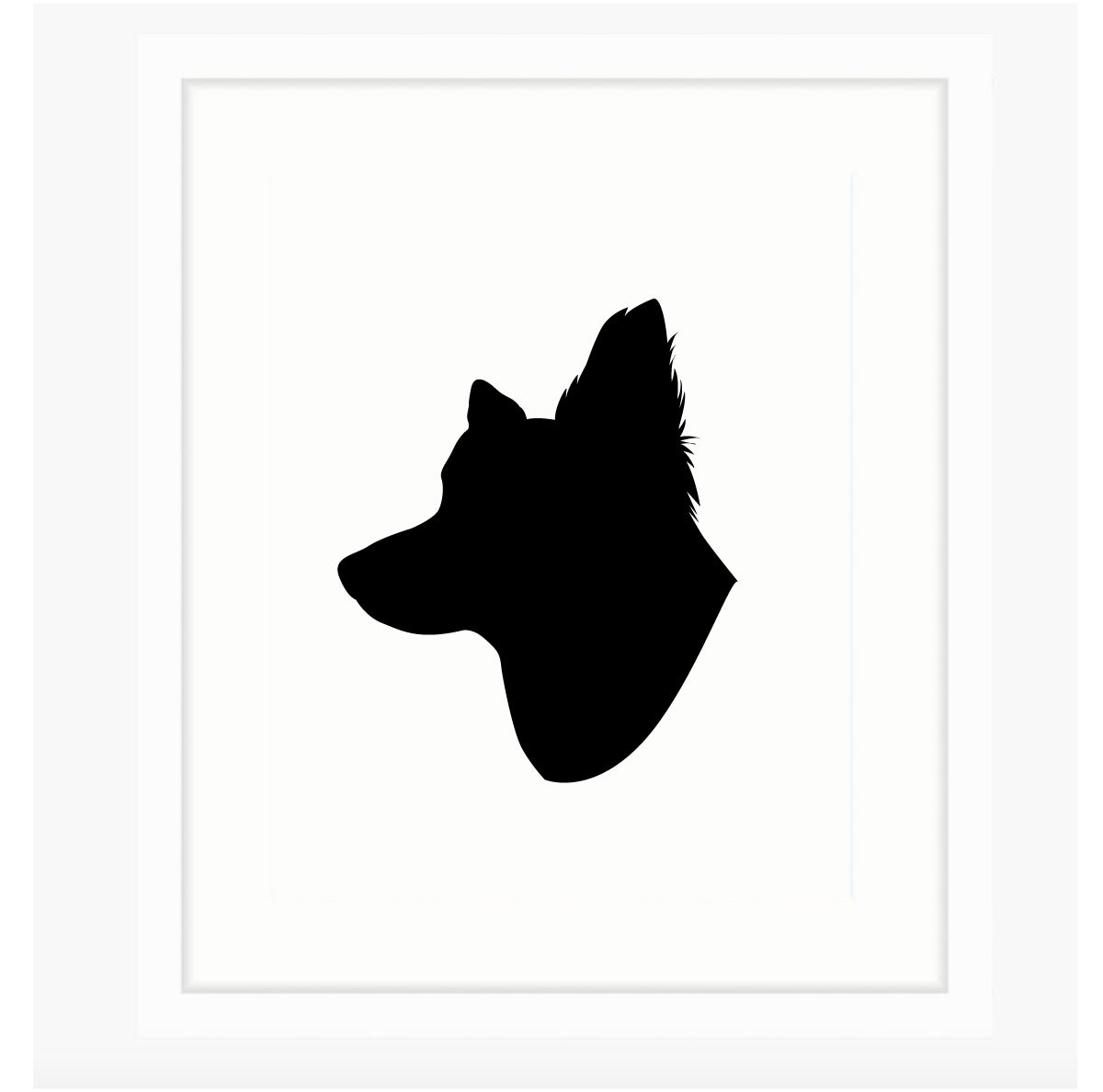 Custom Pet Silhouette - Head - Vana Chupp Studio