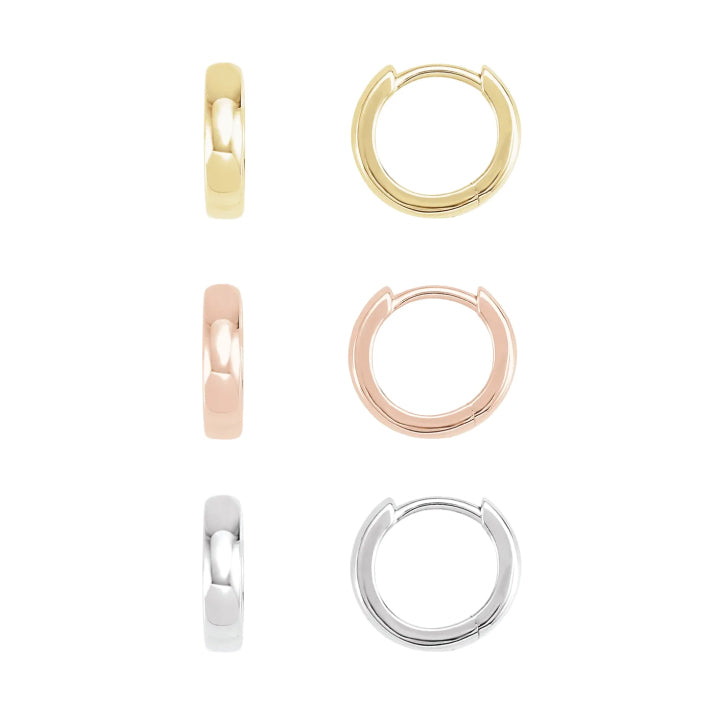 Small Huggie Hoop Earrings - Vana Chupp Studio