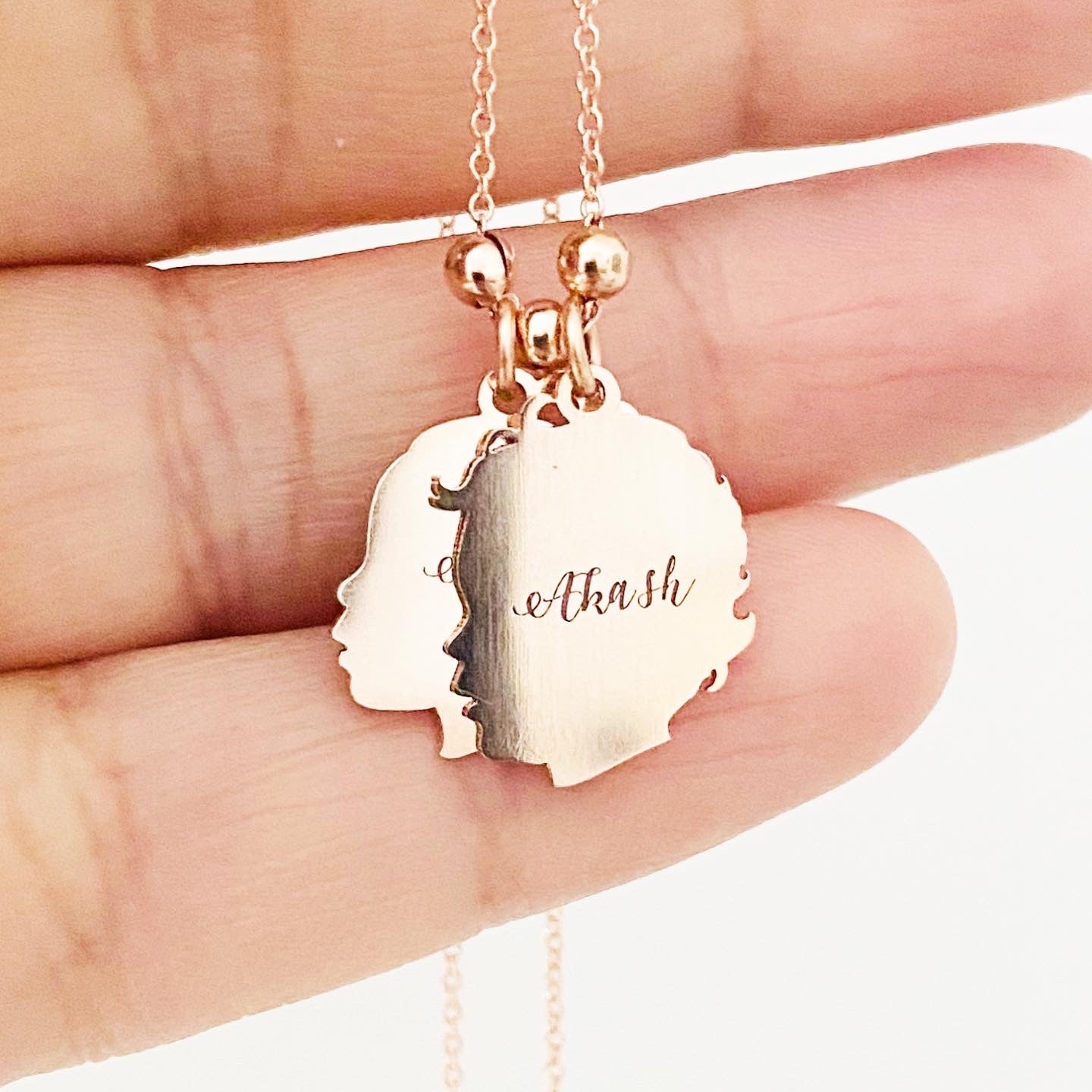 Classic Silhouette Charm Necklace - Medium