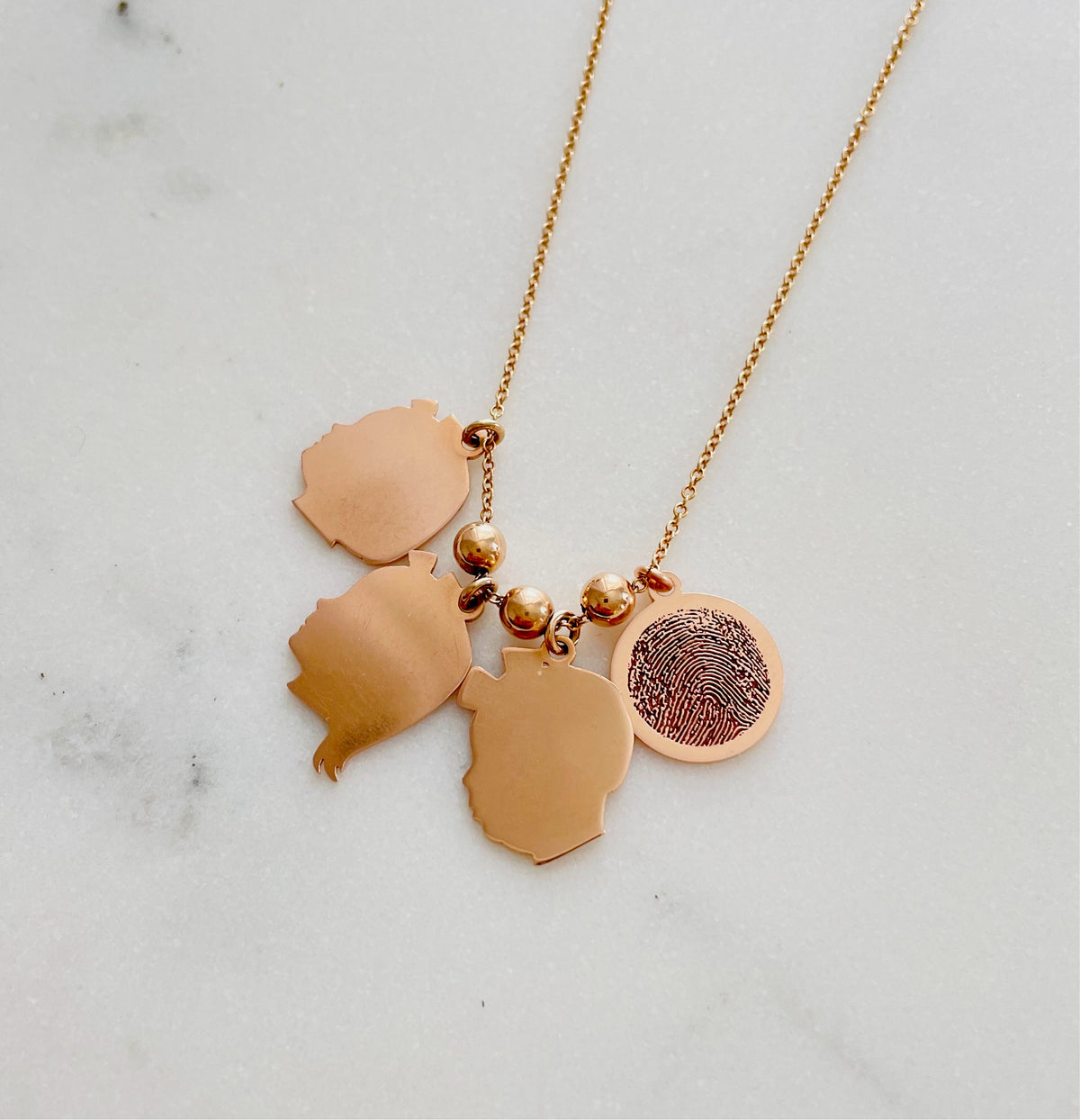 fingerprint necklace