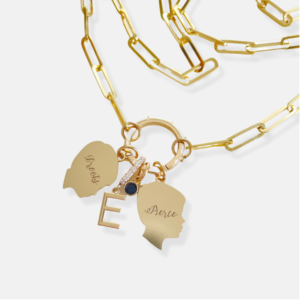 Build Your Own 14K Gold Heirloom Charm Necklace - Vana Chupp Studio