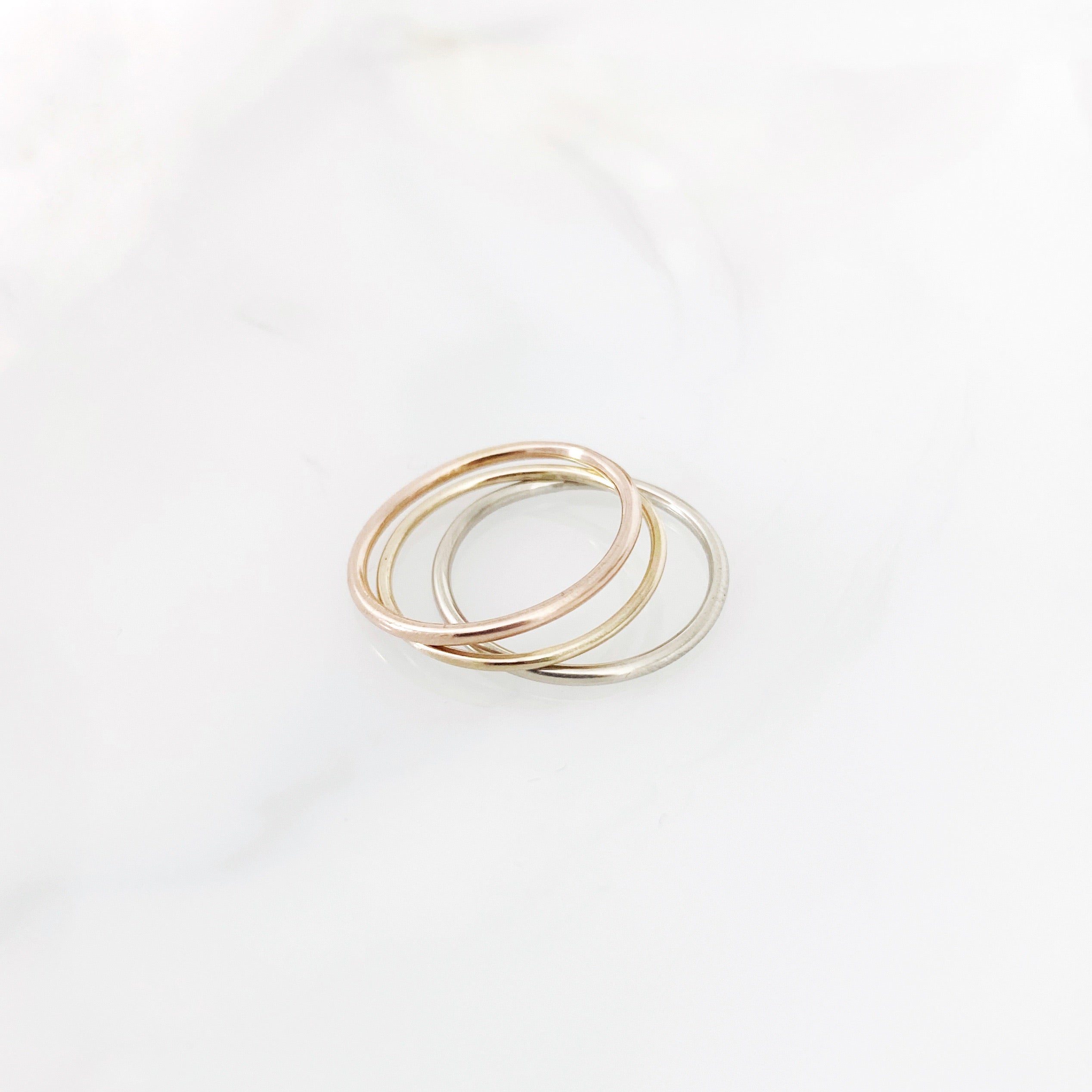 14K Dainty Stacking Ring - Vana Chupp Studio