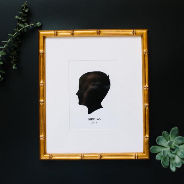 Classic Silhouette Portrait - Single - Vana Chupp Studio