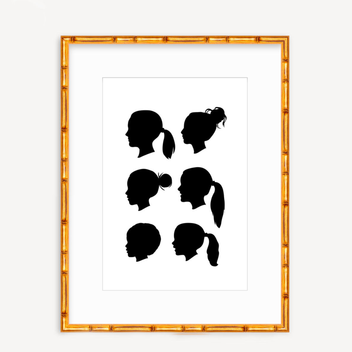 Classic Silhouette Portrait - Multiple - Vana Chupp Studio