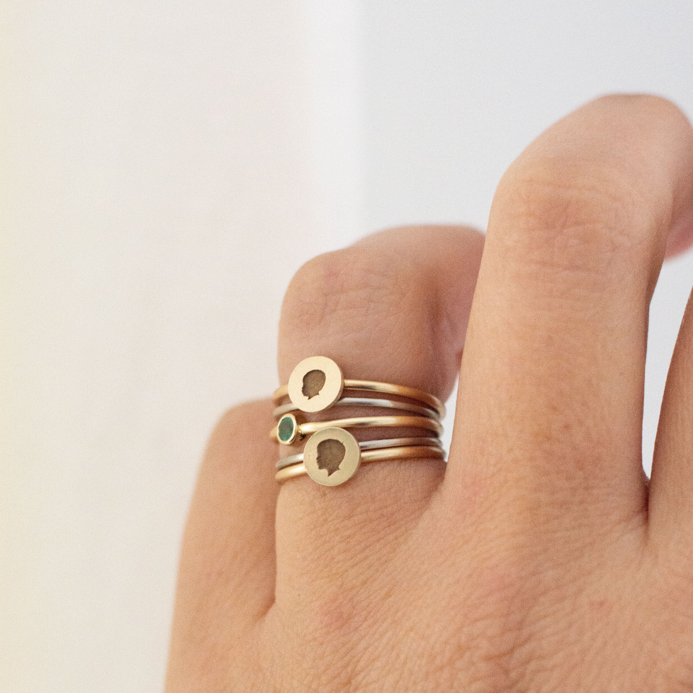 14K Dainty Stacking Ring - Vana Chupp Studio