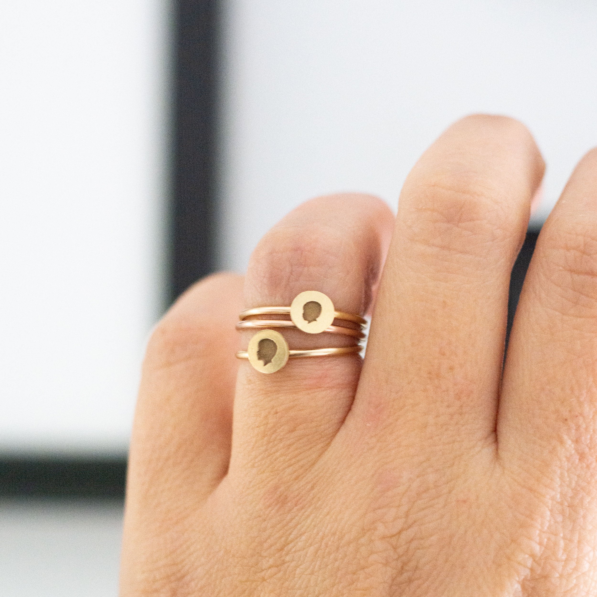 14K Dainty Stacking Ring - Vana Chupp Studio