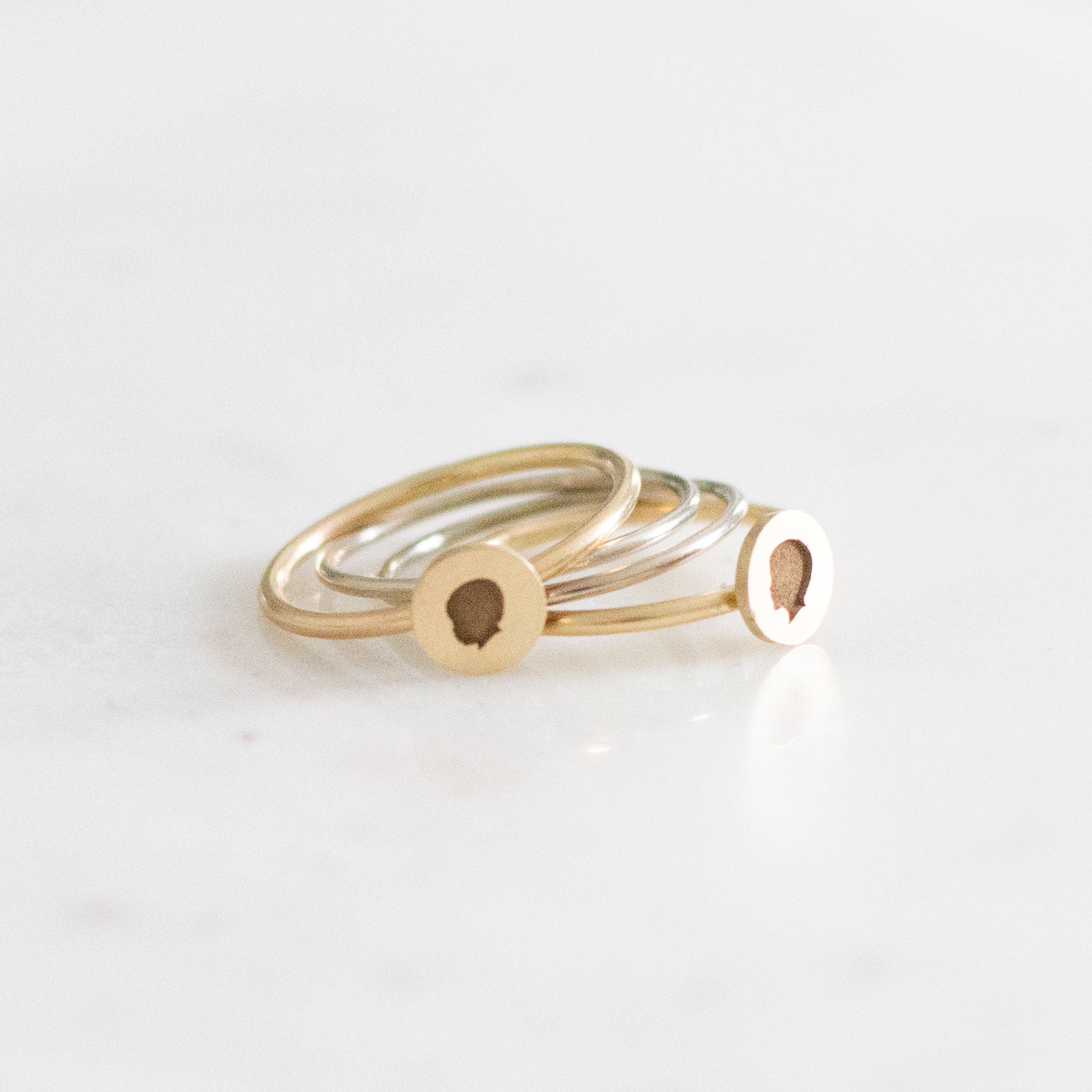 14K Dainty Stacking Ring - Vana Chupp Studio