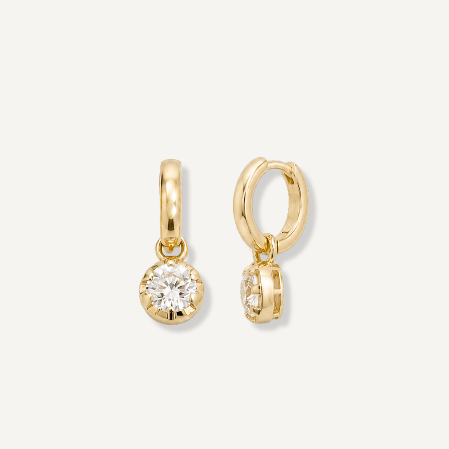 Custom Diamond Dangle Earrings