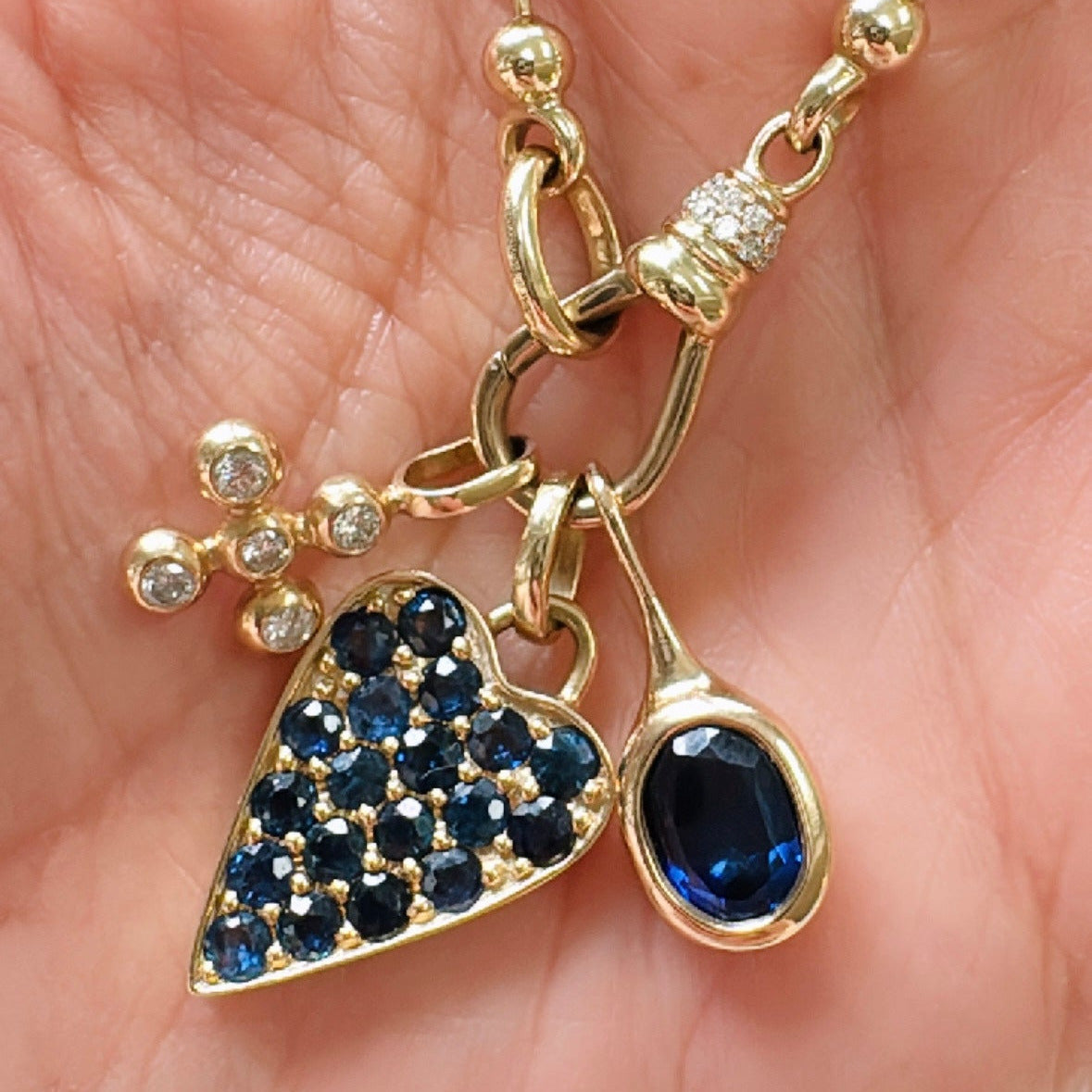 The Ball n Chain Necklace with Fancy Clasp