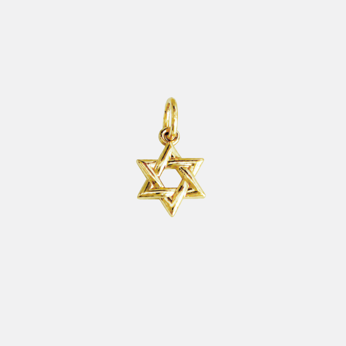 10K Petite Star of David Charm