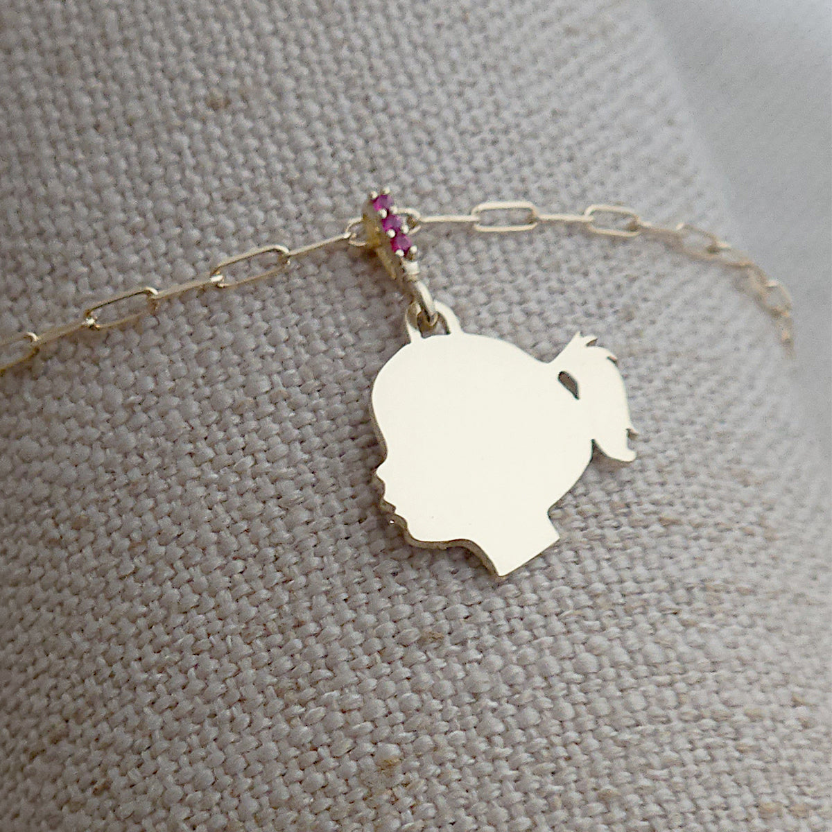 10K Silhouette Charm (Medium) - Vana Chupp Studio