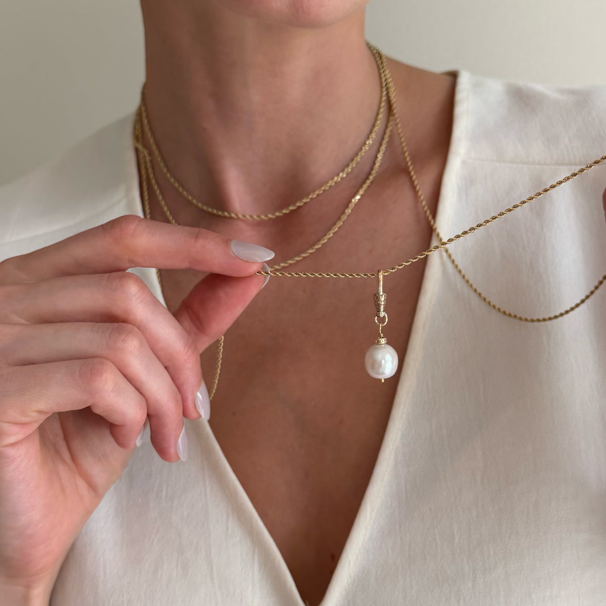 14K Yellow Gold Vintage 1.7 mm Twisted Chain - 30 inch