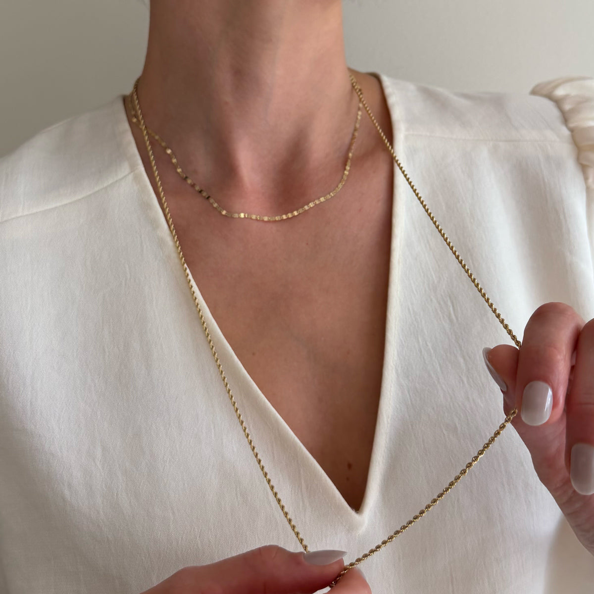 14K Yellow Gold Vintage 1.7 mm Twisted Chain - 30 inch
