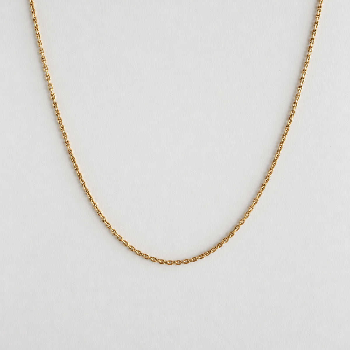 18K Cable Chain - 24 inches