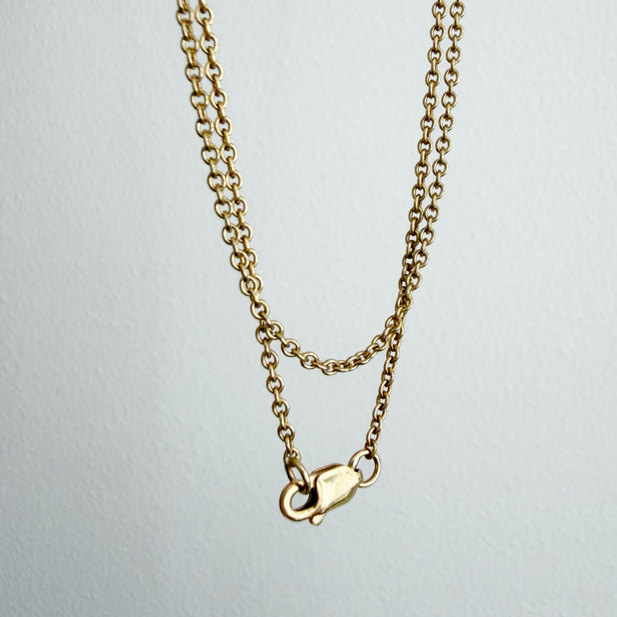 18K Yellow Gold Vintage 1.5 mm Cable Chain - 30 inch