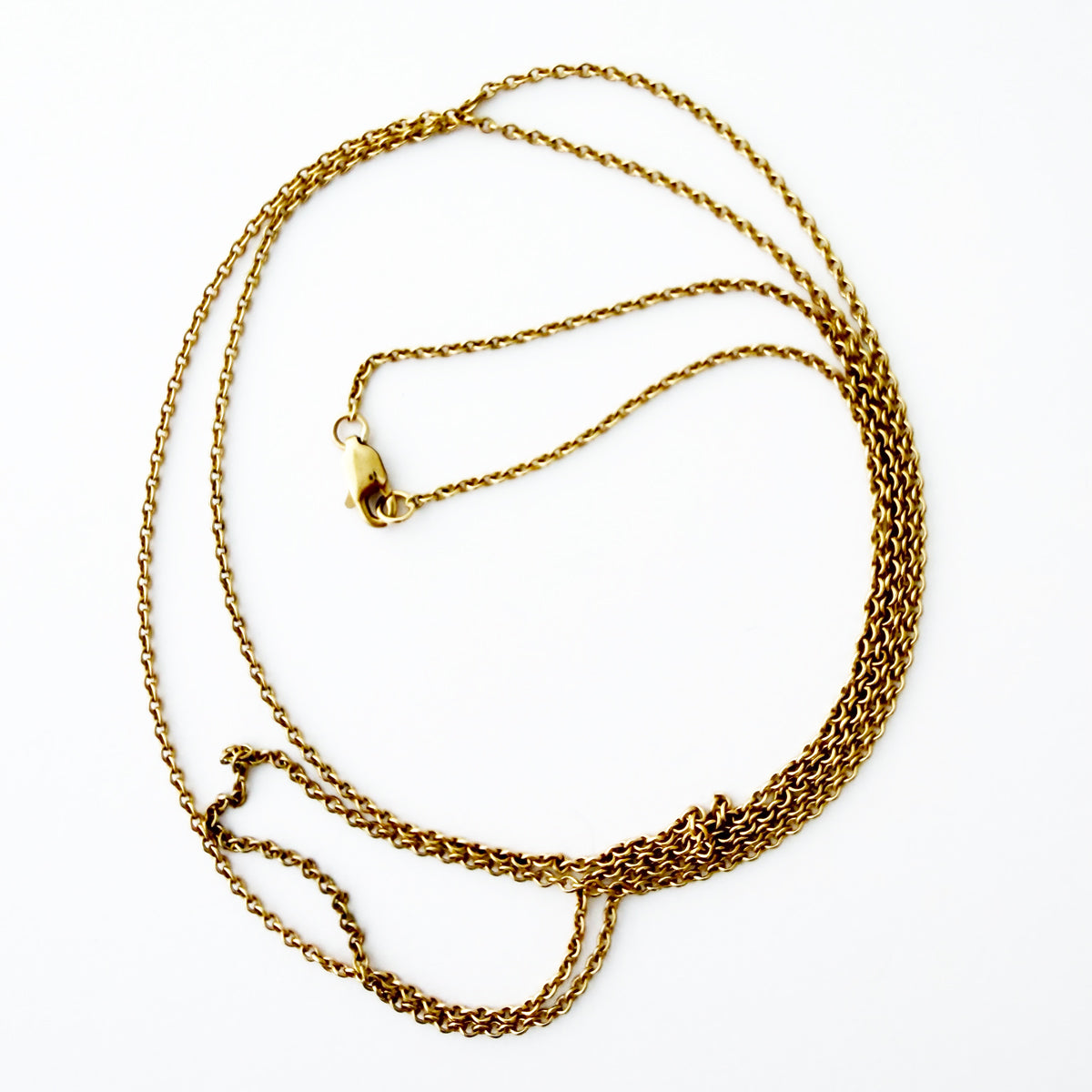 14K Yellow Gold Vintage 1.7 mm Twisted Chain - 30 inch