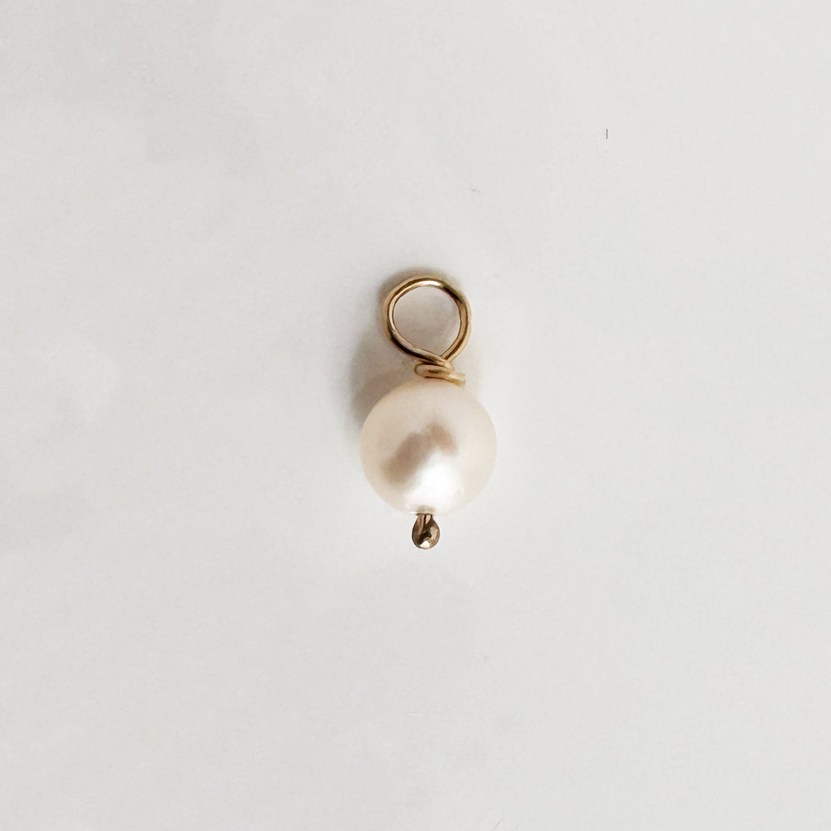 14K 6.5 mm Fresh Water Pearl Charm - Vana Chupp Studio