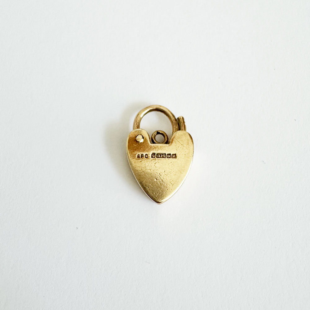 Vintage 9K Gold Padlock