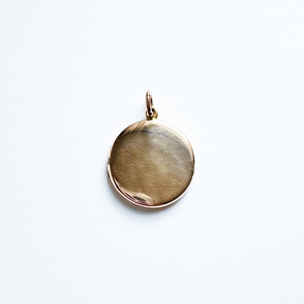 Vintage 9K Gold Round Locket