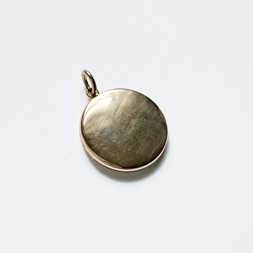 Vintage 9K Gold Round Locket