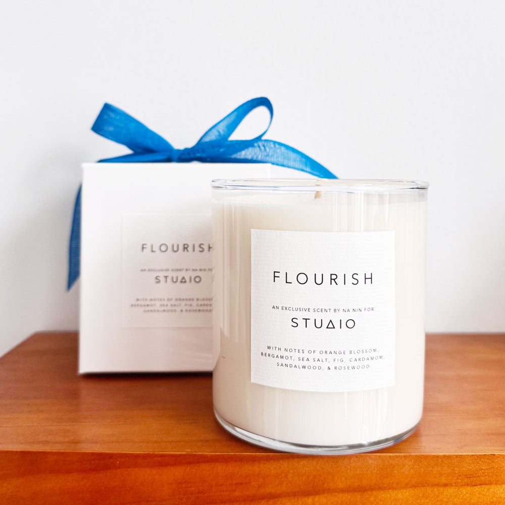 "Flourish" Candle - Medium (9oz)