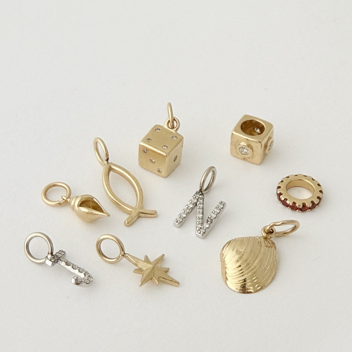 14K Gold Ichthus Charm