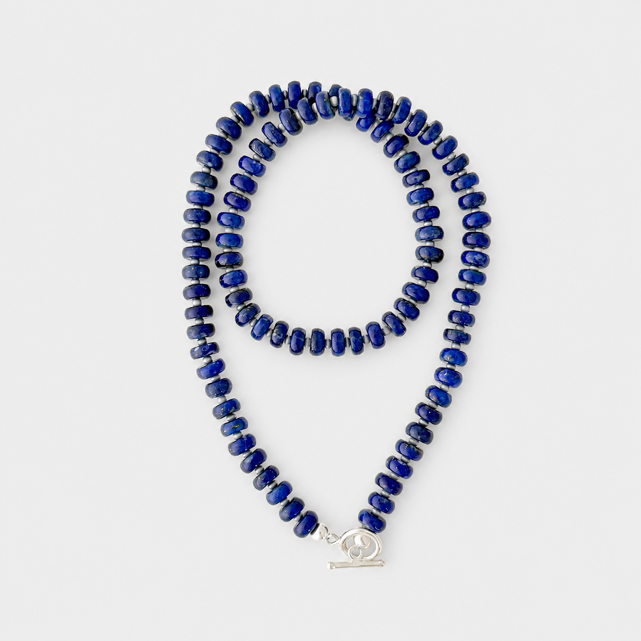 Lapis Lazuri Rondelle Necklace