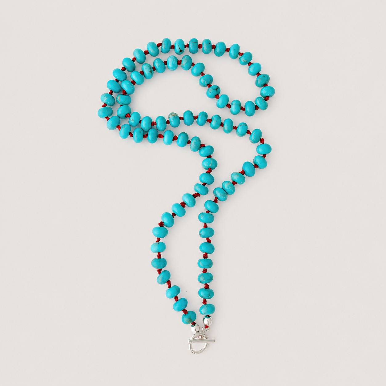 Kingman Turquoise Bead Necklace