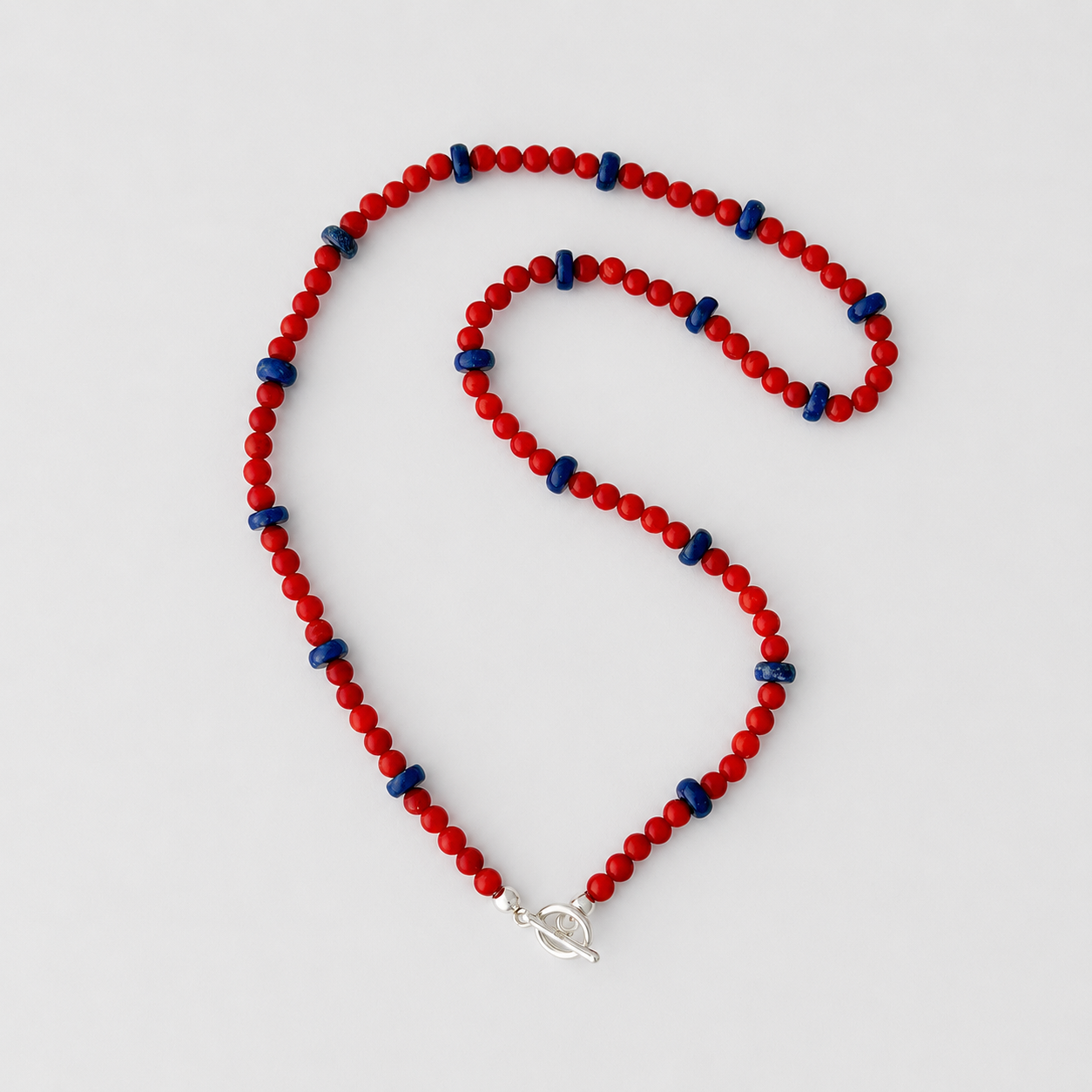 Coral & Lapis Necklace