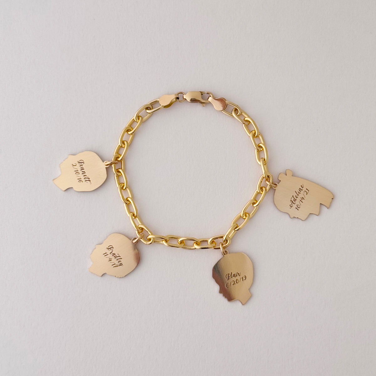 Classic Silhouette Charm Bracelet - Vana Chupp Studio
