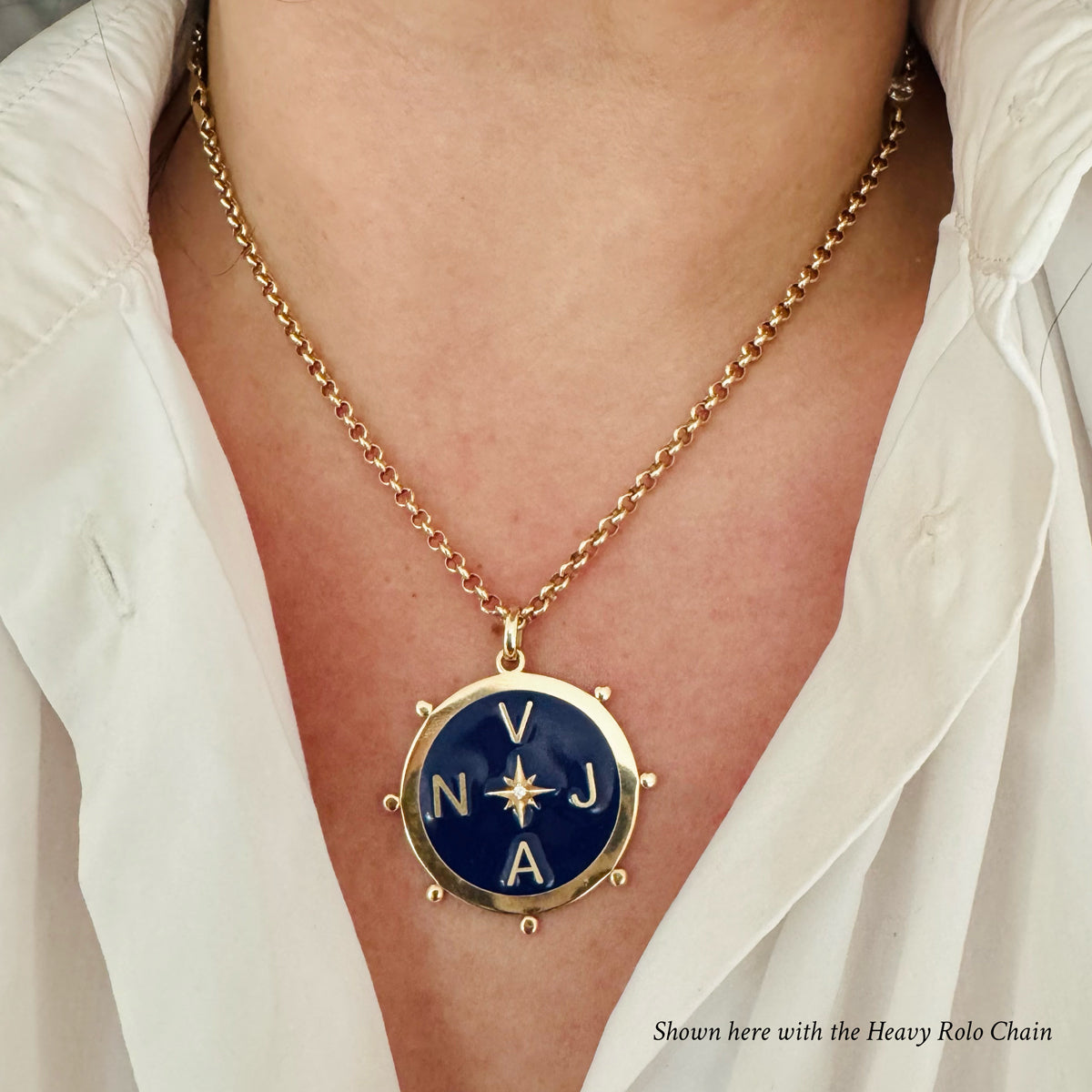 The Family Compass Medallion - Vana Chupp Studio