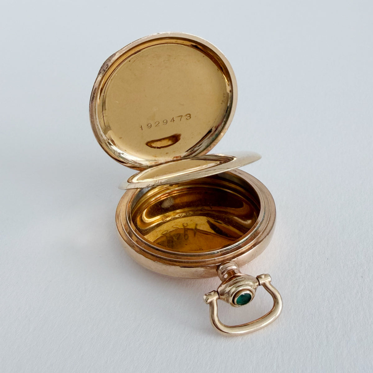 Gold Filled Pocket Watch Style Locket