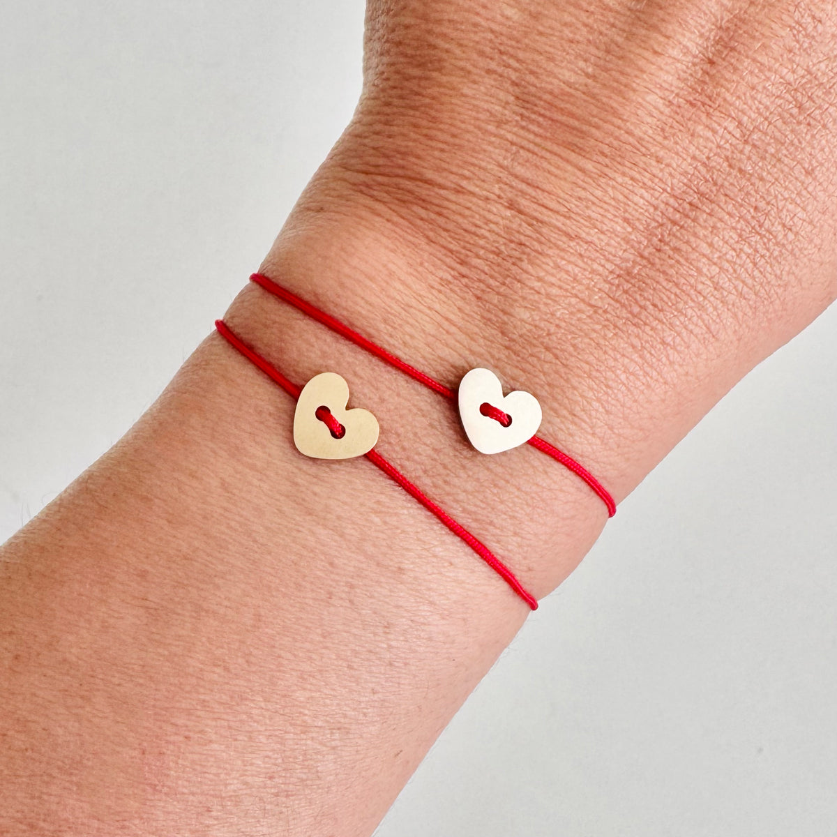 The Threaded with Love Heart Bracelet - Vana Chupp Studio