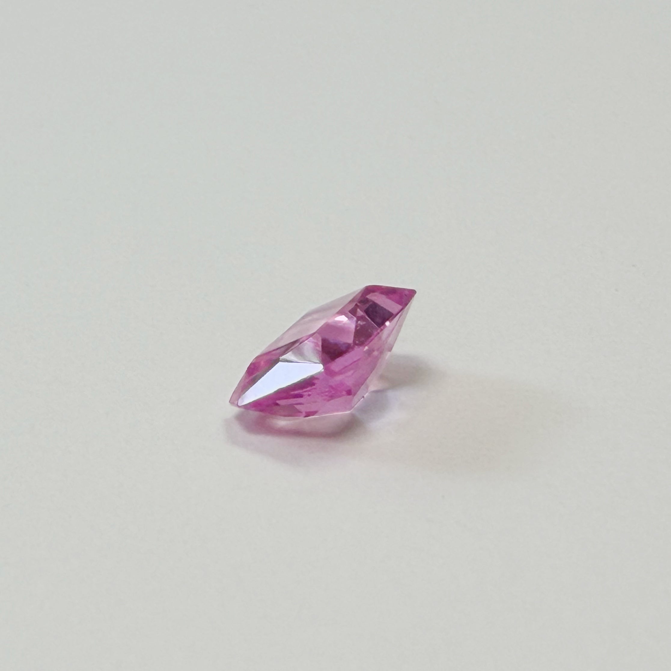 9x7 mm Emerald Cut Lab Grown Pink Sapphire - 3 CT