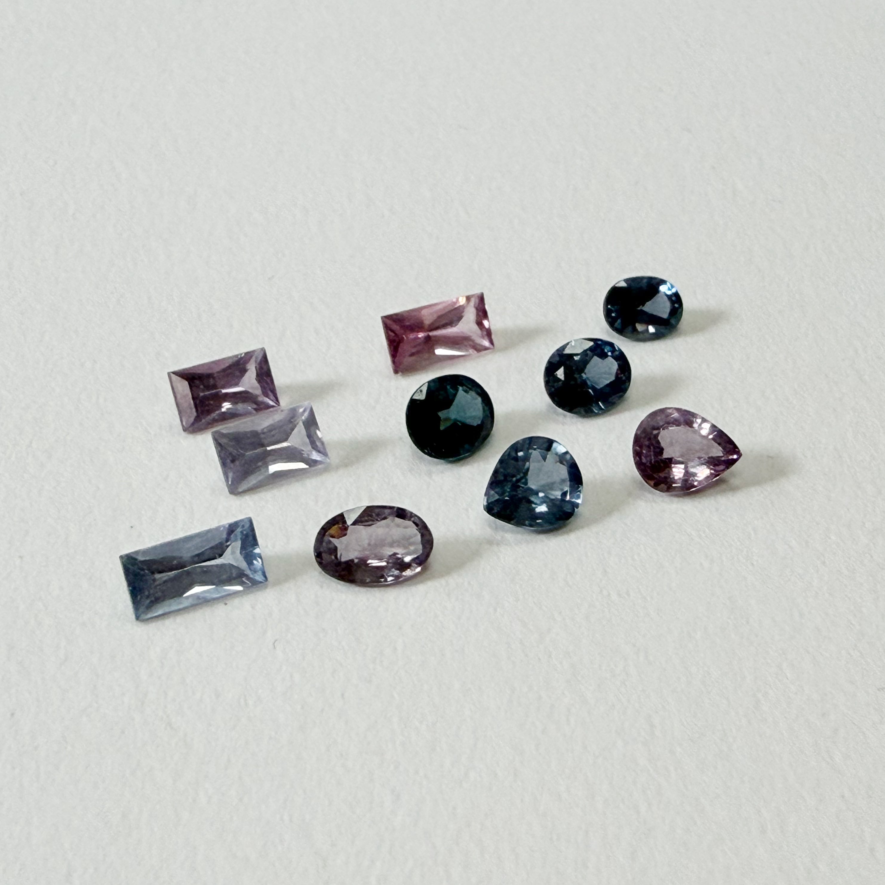 Parcel of Ten Various Cuts Natural Spinels