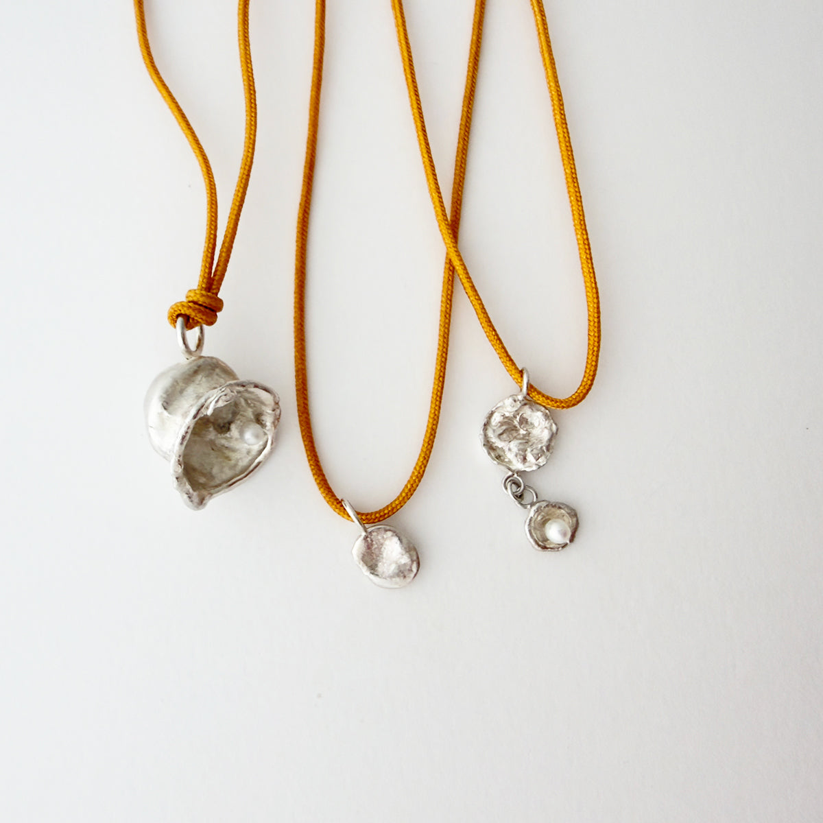 Silver Dew Drop Necklace #3
