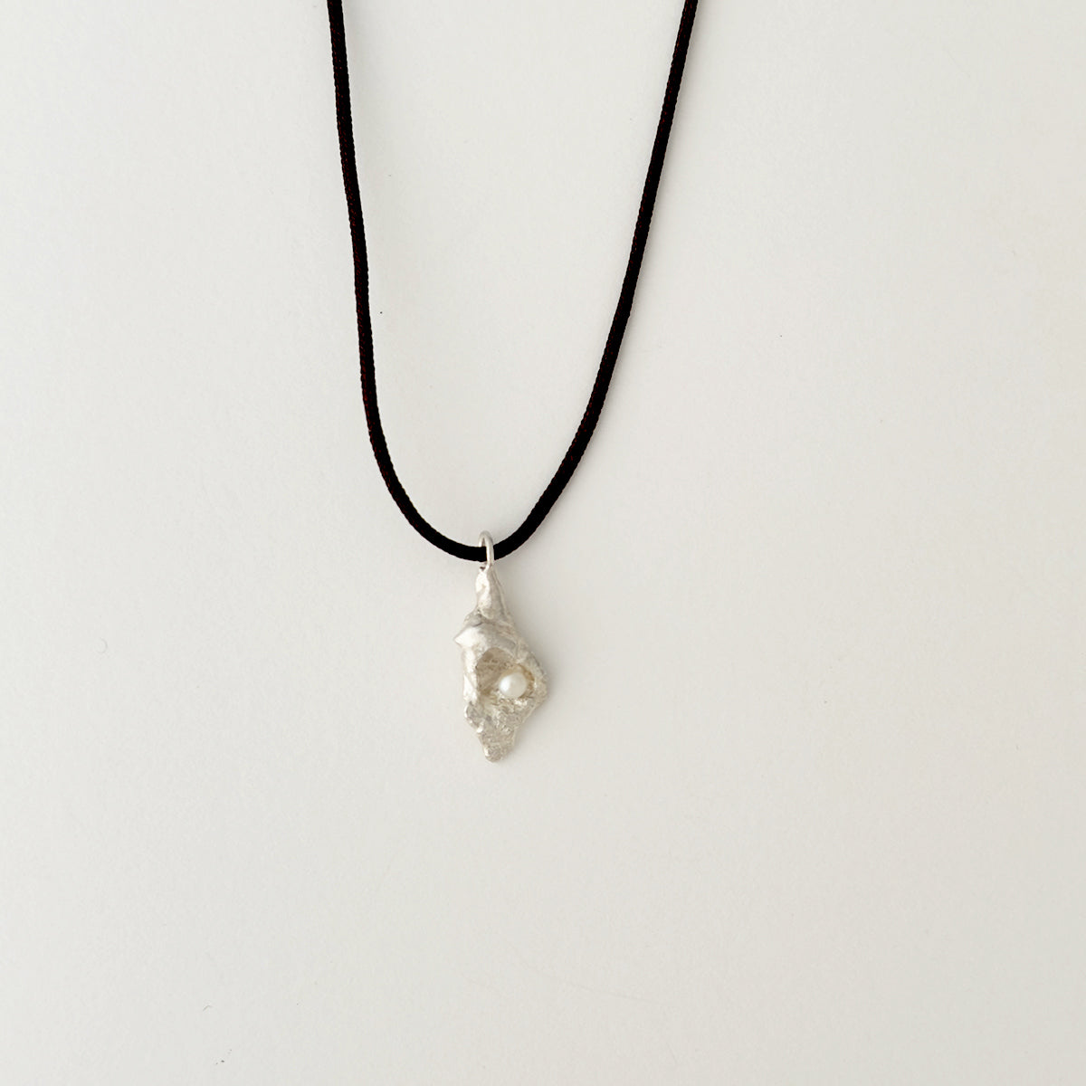 Silver Dew Drop Necklace #7