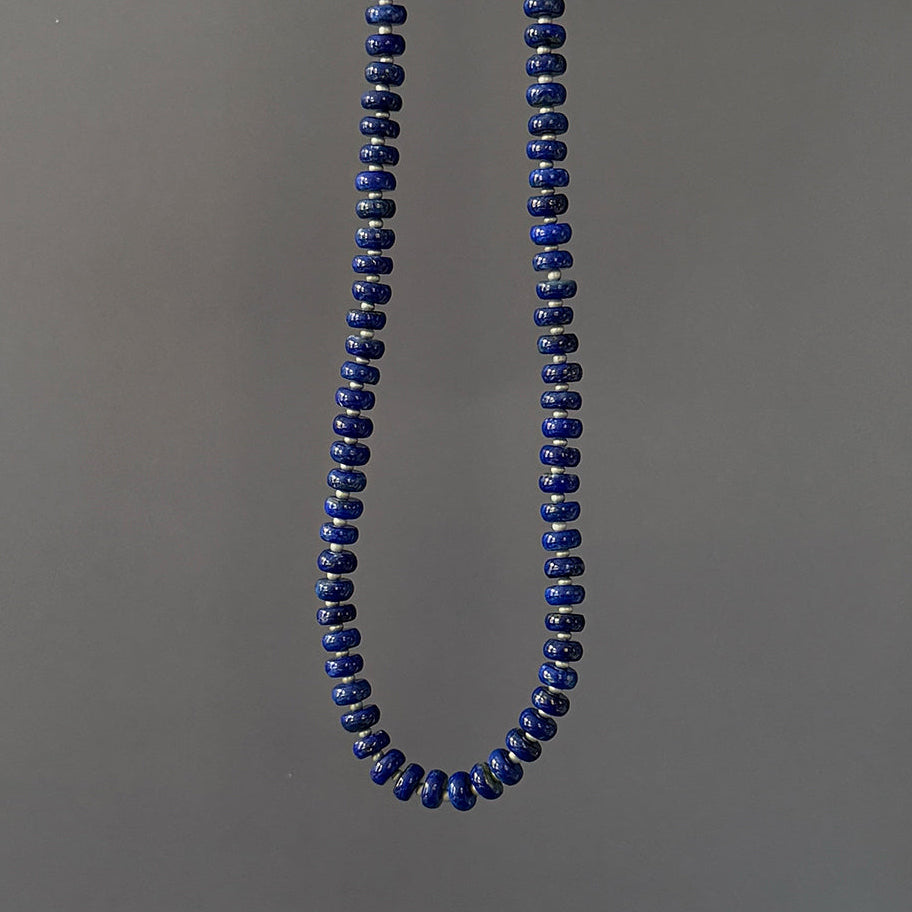 Lapis Lazuri Rondelle Necklace