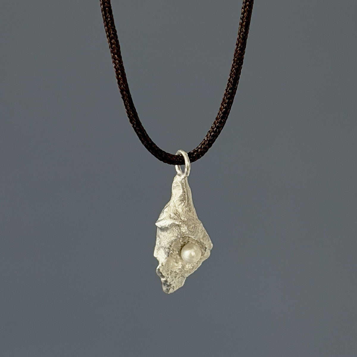 Silver Dew Drop Necklace #7