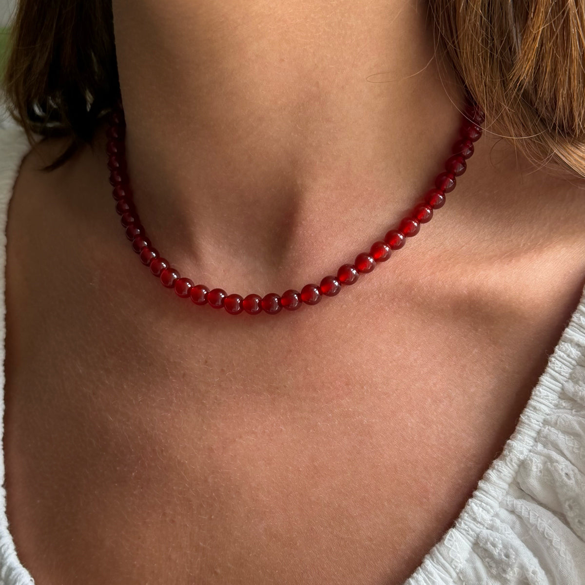 Red Carnelian Necklace
