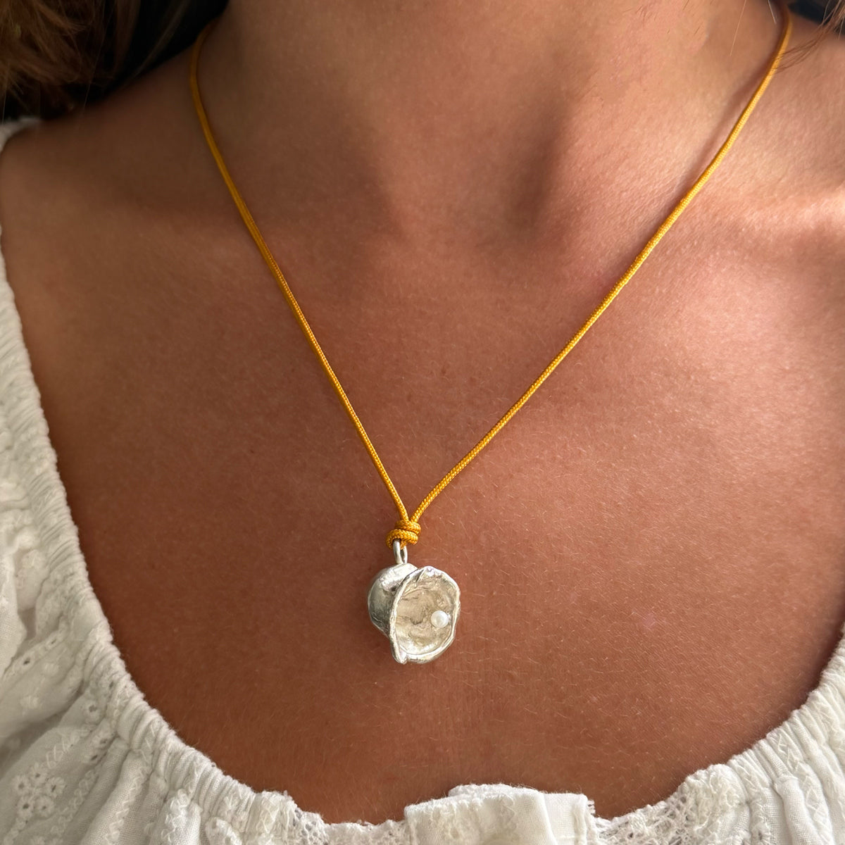 Silver Dew Drop Necklace #8