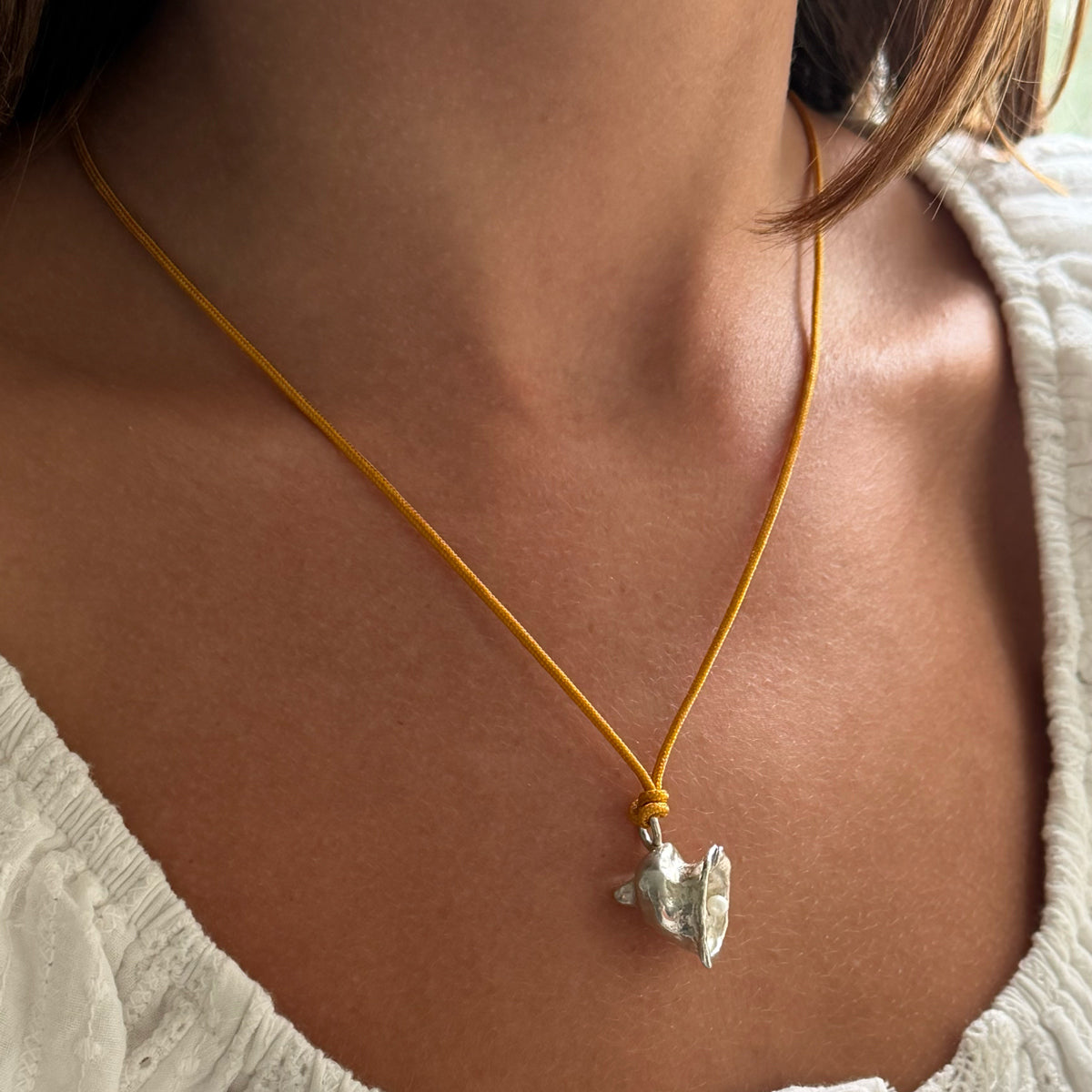 Silver Dew Drop Necklace #8